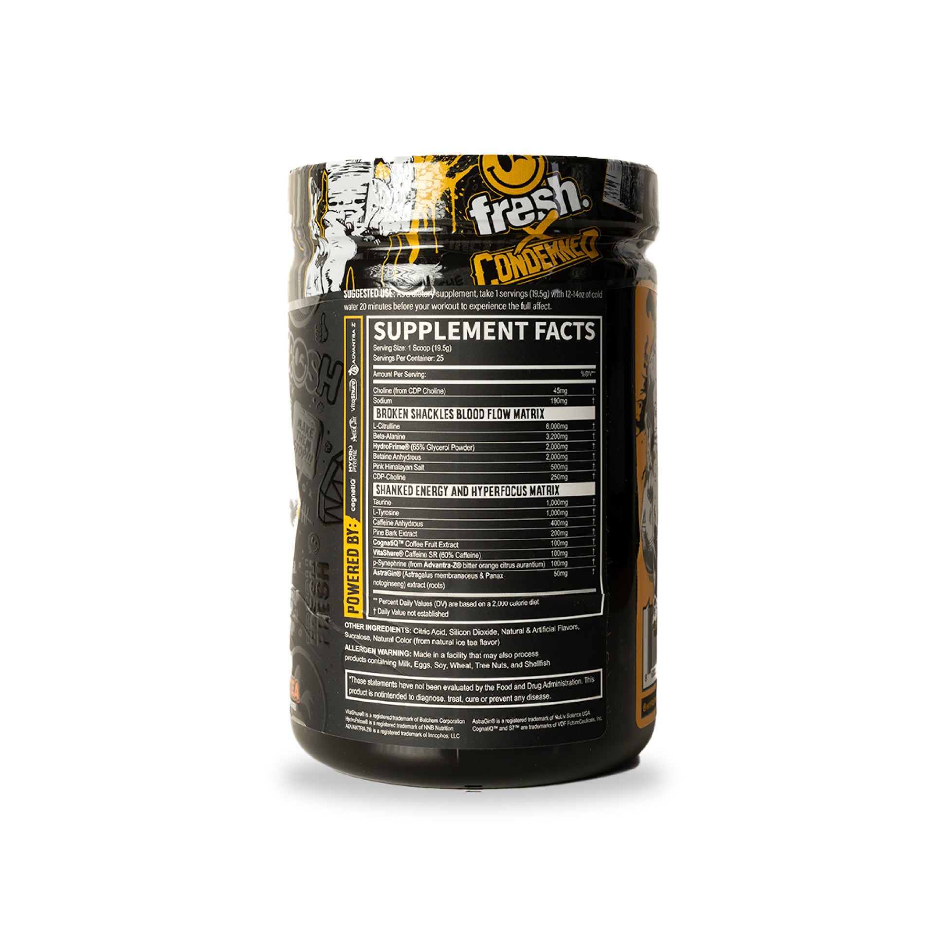 FRESH OUT PRE WORKOUT